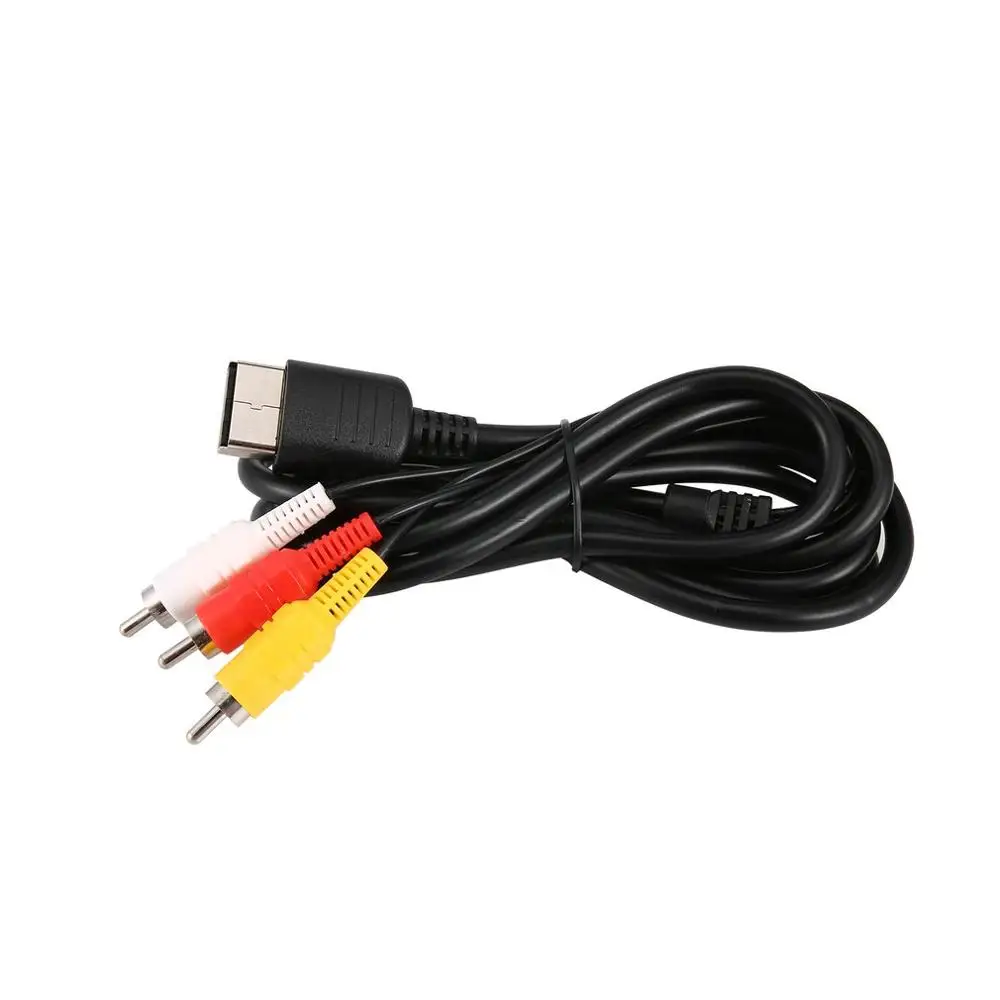 10 шт. черный 1 8 м Композитный RCA AV патч-корд Стерео Аудио Видео ТВ адаптер кабель