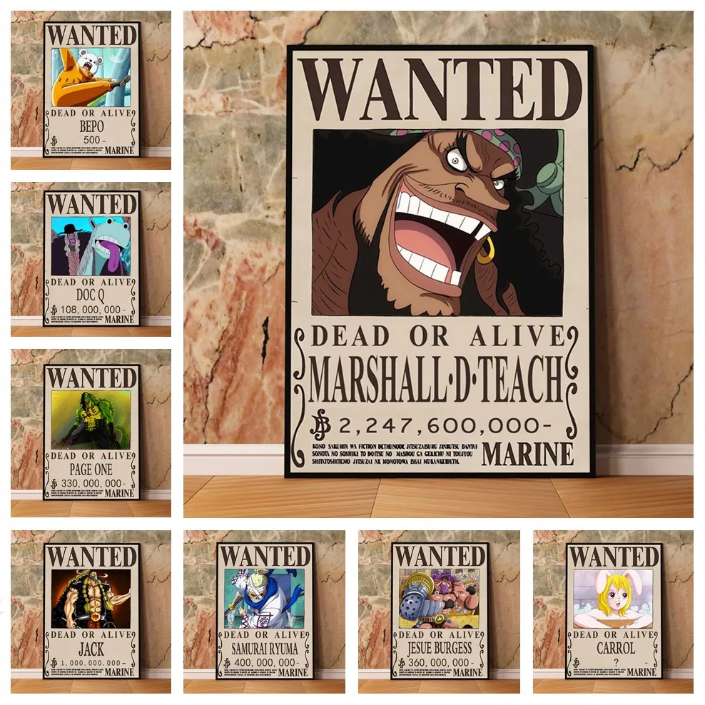 Japan Anime One Piece Wanted Marco Posters Shiko Pirates Decoration Wall Art Home Decor Room Kids Bedroom Canvas Poster Gifts
Japan Anime One Piece Wanted Marco Posters Shiko Pirates Decoration Wall Art Home Decor Room Kids Bedroom Canvas Poster Gifts