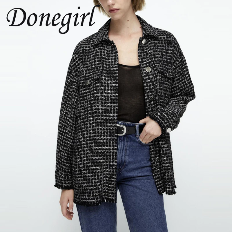 2021 New Spring Autumn Women Fashion Vintage Black Plaid Shirt Jacket Coat Casual Pockets Chic Button Female Loose Outwear ZA 
2021 New Spring Autumn Women Fashion Vintage Black Plaid Shirt Jacket Coat Casual Pockets Chic Button Female Loose Outwear ZA