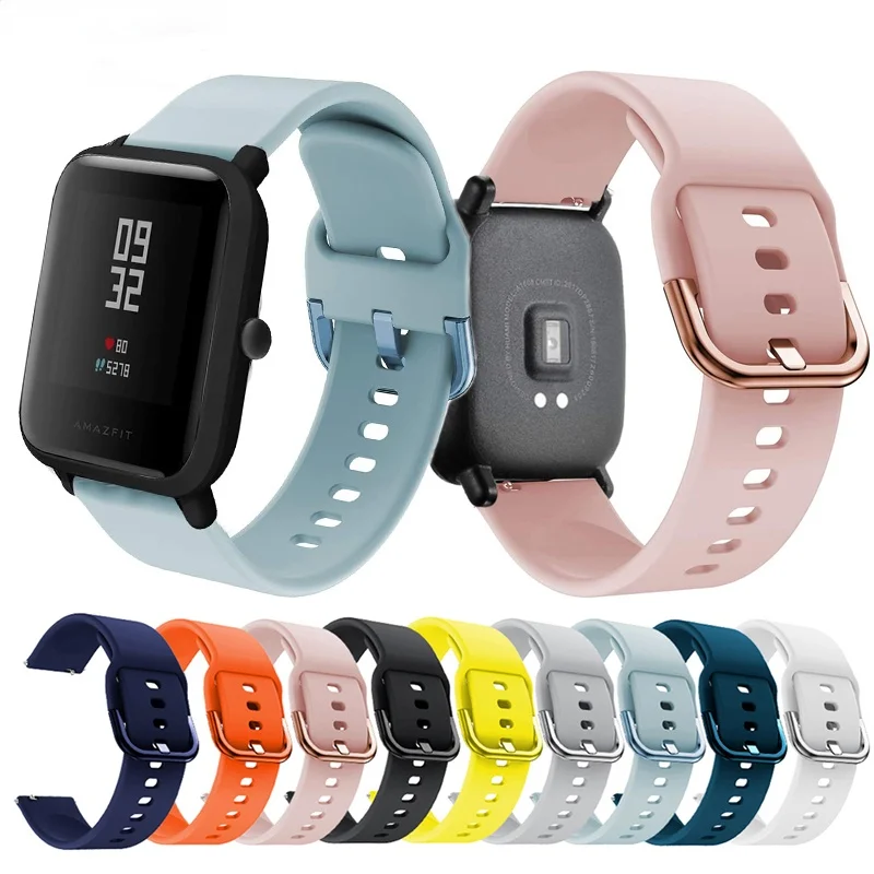 20mm Silicone Watch Strap for Huami Amazfit GTS GTR 42mm Bracelet for Huami Amazfit Bip U Bip S GTS 2 Watch Bands
20mm Silicone Watch Strap for Huami Amazfit GTS GTR 42mm Bracelet for Huami Amazfit Bip U Bip S GTS 2 Watch Bands