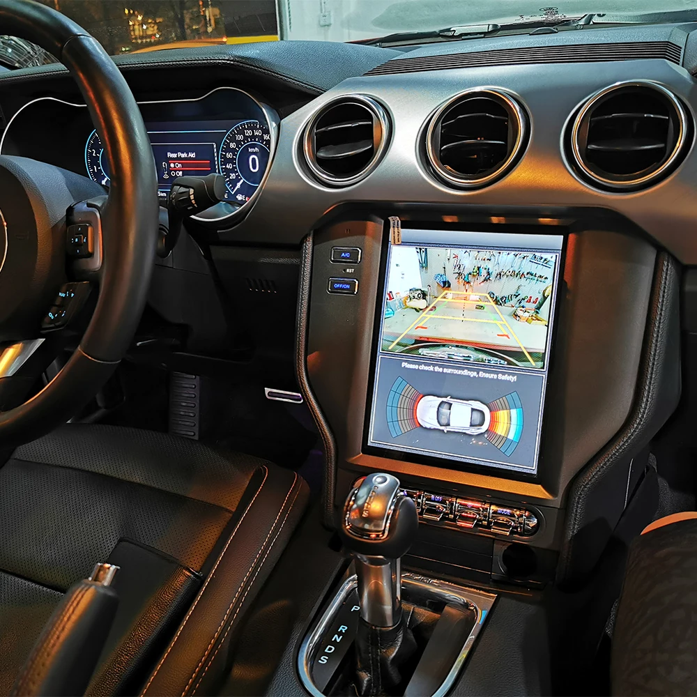 Автомобильная система Tesla Android 9 0 радио мультимедиа GPS навигация для Ford Mustang 2015 2016