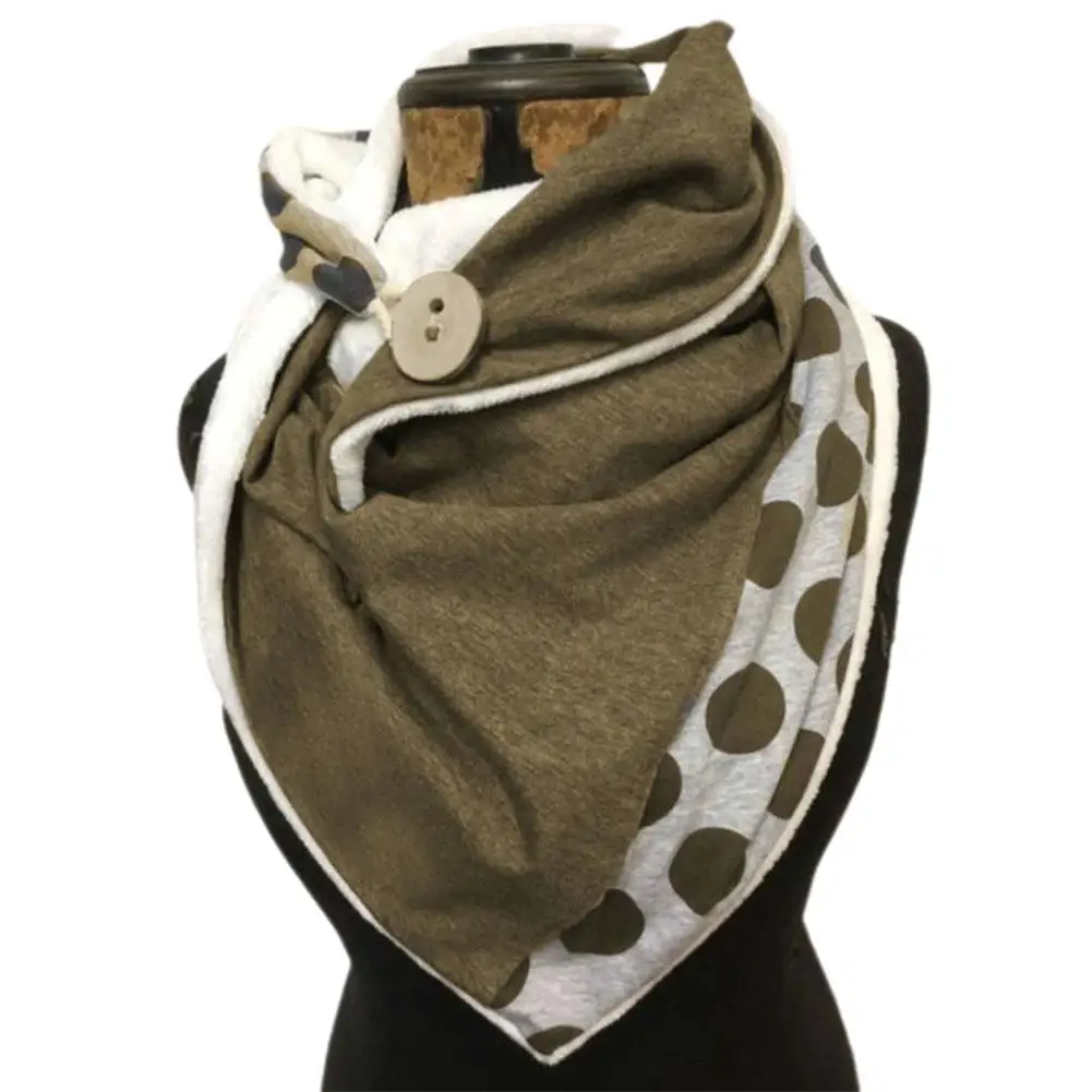 Fashion Winter Women Scarf Soild Dot Printing Button Soft Wrap Casual Warm Scarves Shawls Scarf Women Clothing Accessories
Fashion Winter Women Scarf Soild Dot Printing Button Soft Wrap Casual Warm Scarves Shawls Scarf Women Clothing Accessories