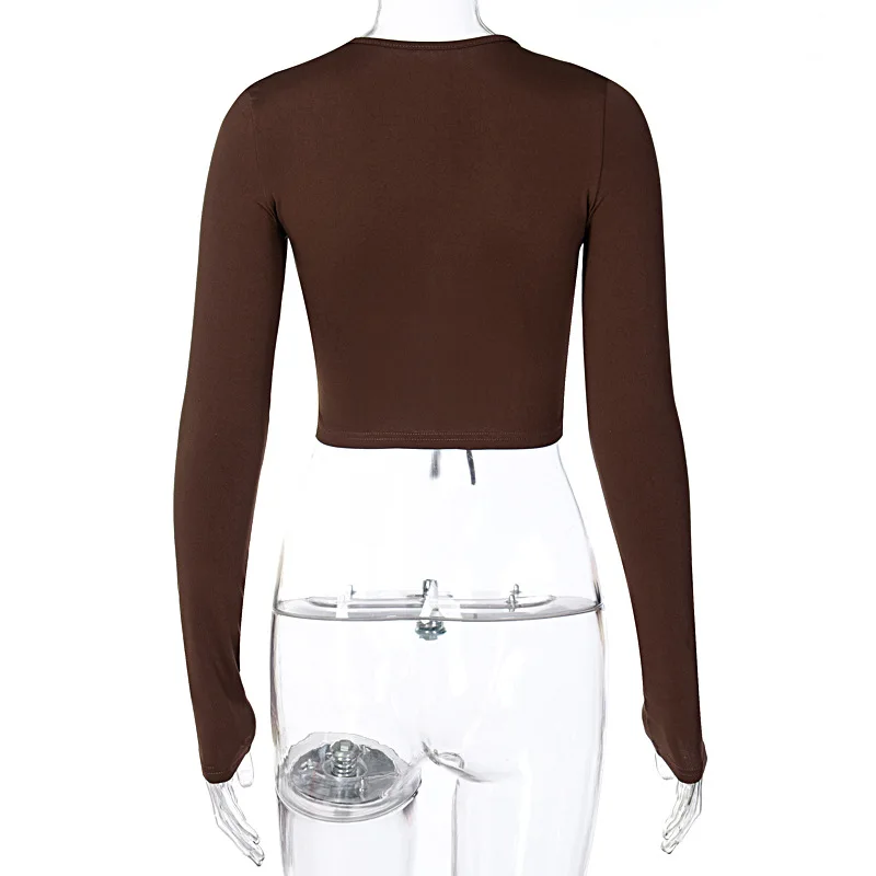 2021 Long Sleeve Wrapped Bandage Sexy Crop Top Autumn Winter Women Fashion Streetwear Outfits Tshirts Club Tees
2021 Long Sleeve Wrapped Bandage Sexy Crop Top Autumn Winter Women Fashion Streetwear Outfits Tshirts Club Tees
