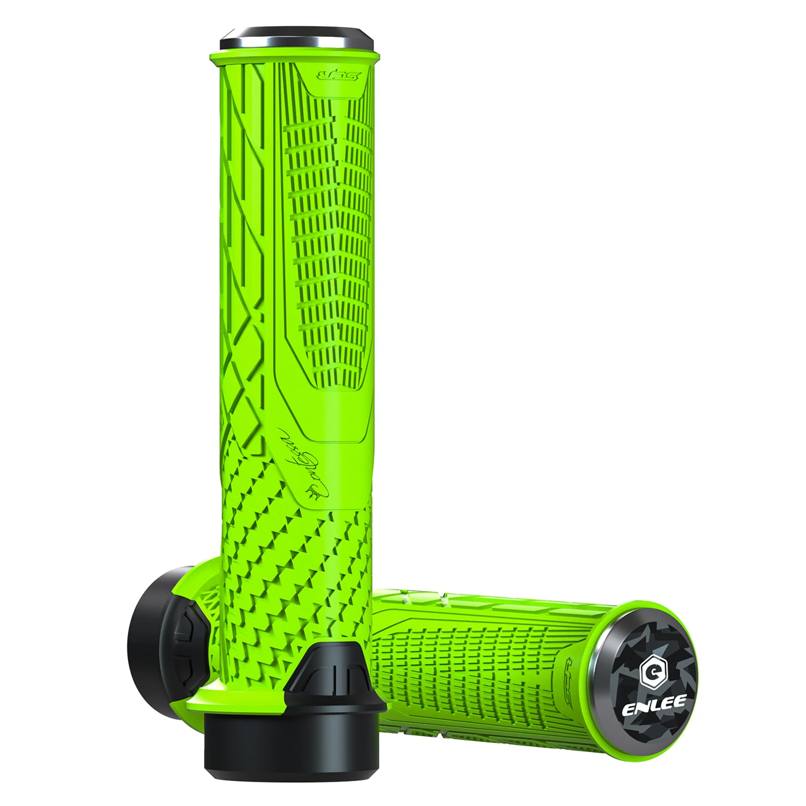 ENLEE Shockproof Bike Handlebar Grips 22.2mm Bicycle Grips Non-Slip Soft Silicone Handlebar Cover End for Mountain Bike
ENLEE Shockproof Bike Handlebar Grips 22.2mm Bicycle Grips Non-Slip Soft Silicone Handlebar Cover End for Mountain Bike