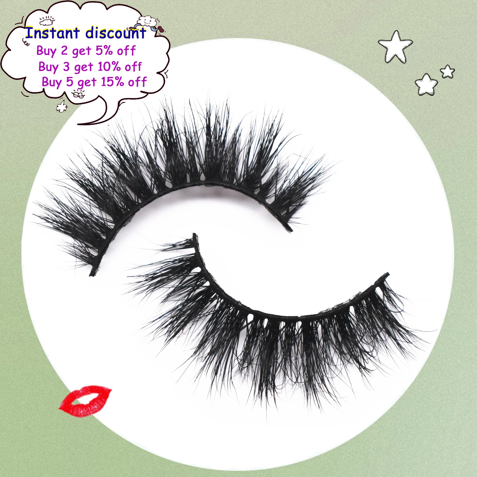 Lashes 3D Mink Lashes Natural Eyelashes Dramatic False Eyelashes Faux Cils Makeup Reusable Fake Eyelash Extension maquiagem B02
Lashes 3D Mink Lashes Natural Eyelashes Dramatic False Eyelashes Faux Cils Makeup Reusable Fake Eyelash Extension maquiagem B02
