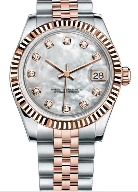 Classic New Stainless Steel Sapphire Watch Women Lady Automatic Mechanical Diamond Silver Gold White Datejust 36mm
Classic New Stainless Steel Sapphire Watch Women Lady Automatic Mechanical Diamond Silver Gold White Datejust 36mm