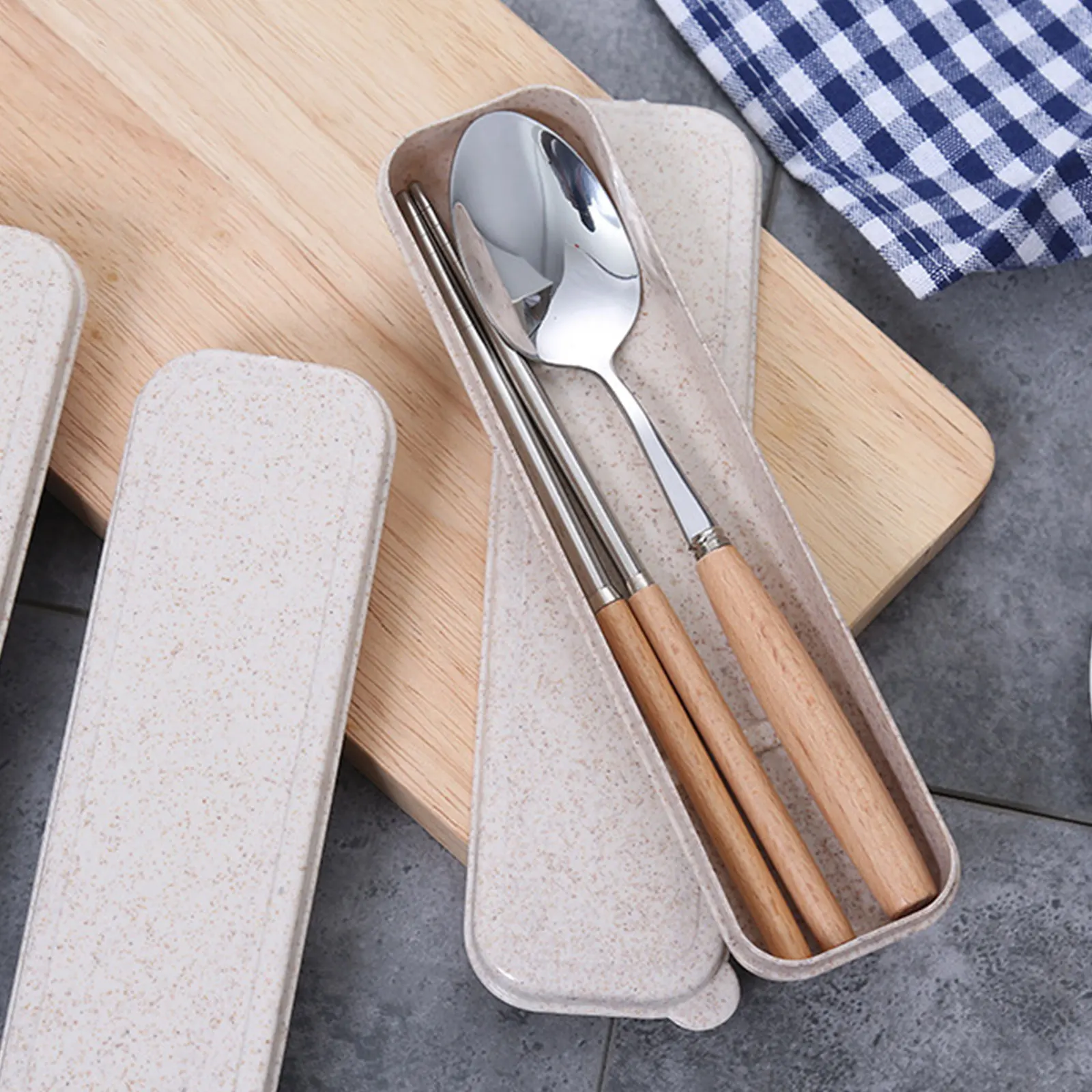 Spoon Chopsticks Set Travel Utensils Portable Silverware Reusable Flatware Set Stainless Steel Flatware for Travel Camping
Spoon Chopsticks Set Travel Utensils Portable Silverware Reusable Flatware Set Stainless Steel Flatware for Travel Camping