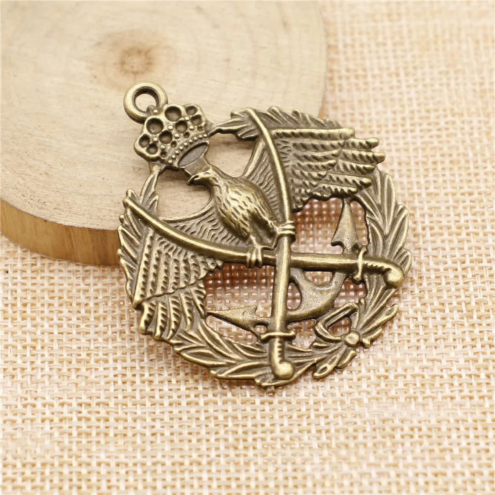 free shipping 6pcs 54x48mm antique bronze eagle charms diy retro jewelry fit Earring keychain hair card pendant accessories
free shipping 6pcs 54x48mm antique bronze eagle charms diy retro jewelry fit Earring keychain hair card pendant accessories
