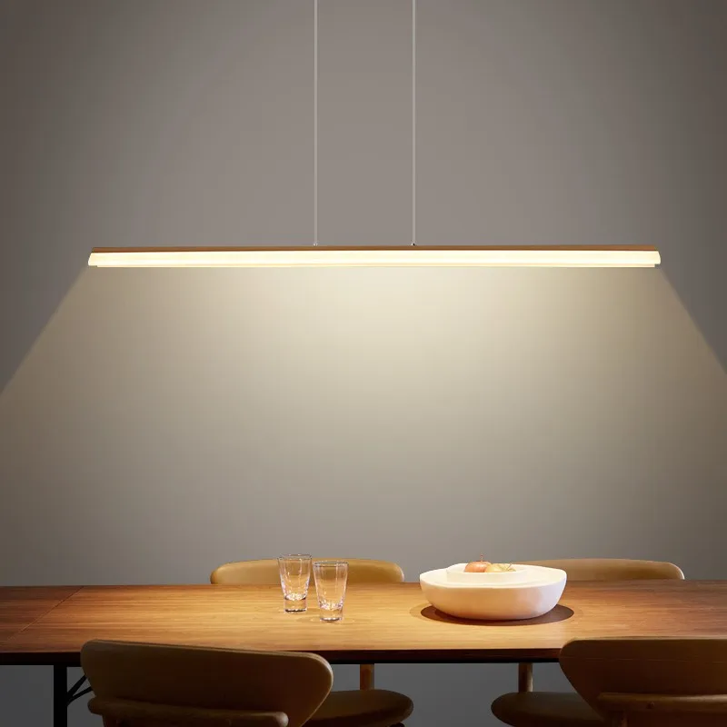 Светодиодный ная люстра современный длинный подвесной светильник для столовой