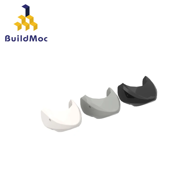 BuildMOC 87587 акулий зуб для строительных блоков детали сделай сам креативные