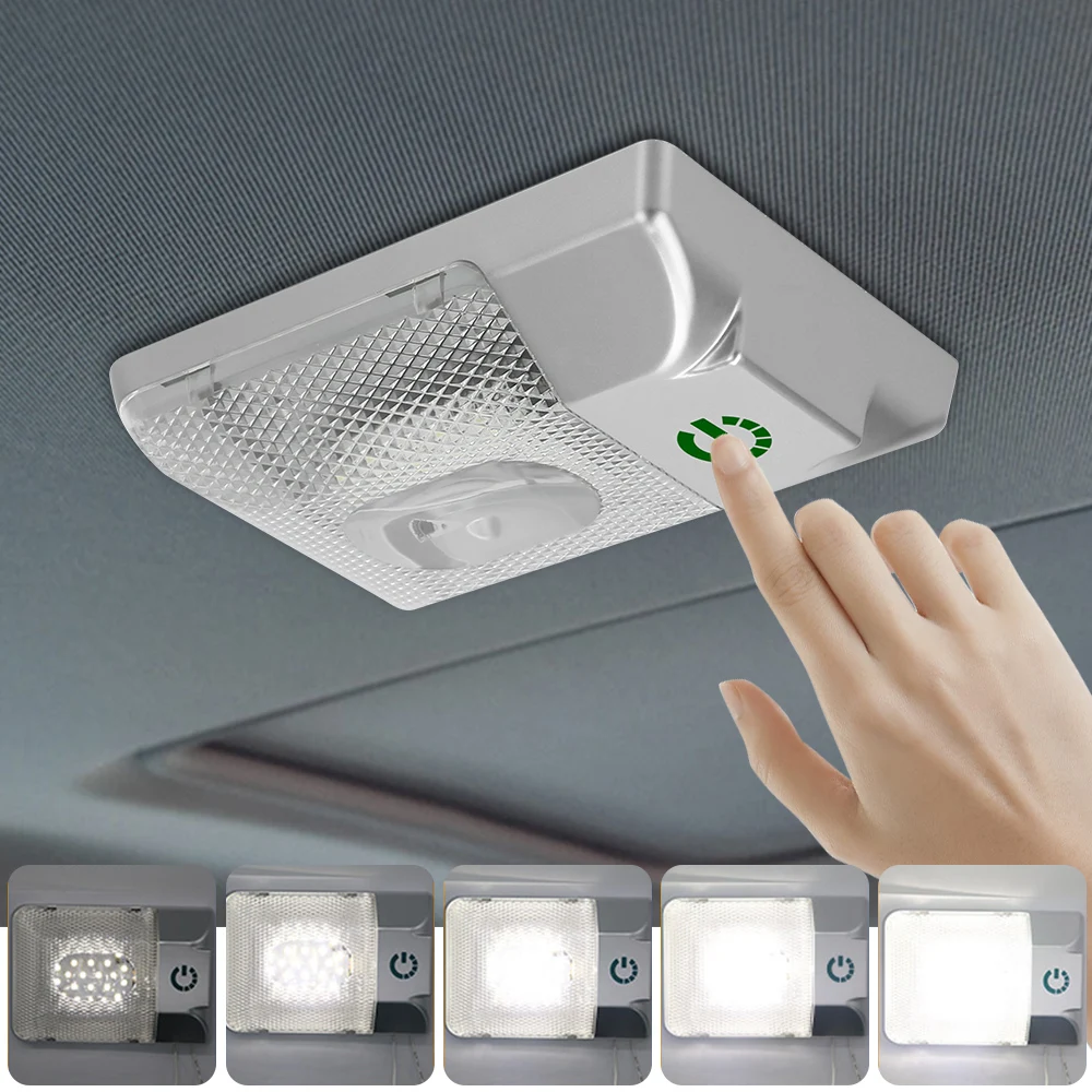 Touch Dimmer Car Interior Lighting RV Ceiling Dome Light For Camper RV Trailer LED Reading Lamp 12V Adjustable
Touch Dimmer Car Interior Lighting RV Ceiling Dome Light For Camper RV Trailer LED Reading Lamp 12V Adjustable