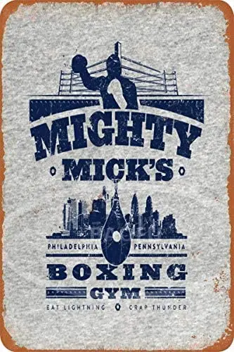 Mighty Mick's Boxing Gym Retro Street Sign Household Metal Tin Sign Bar Car Motorcycle Garage Decoration Supplies12 X 8 Inch
Mighty Mick's Boxing Gym Retro Street Sign Household Metal Tin Sign Bar Car Motorcycle Garage Decoration Supplies12 X 8 Inch
