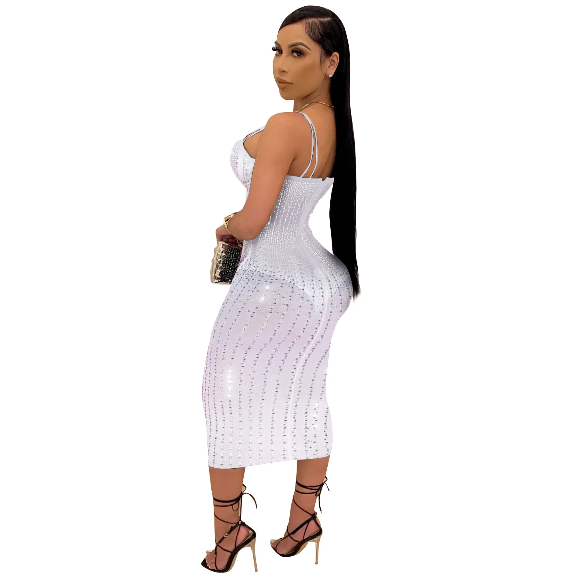 Echoine New Fashion Sexy Nightclub Style Hot Rhinestone Dress Sling Striped Zipper Skirt Drop Shipping
Echoine New Fashion Sexy Nightclub Style Hot Rhinestone Dress Sling Striped Zipper Skirt Drop Shipping