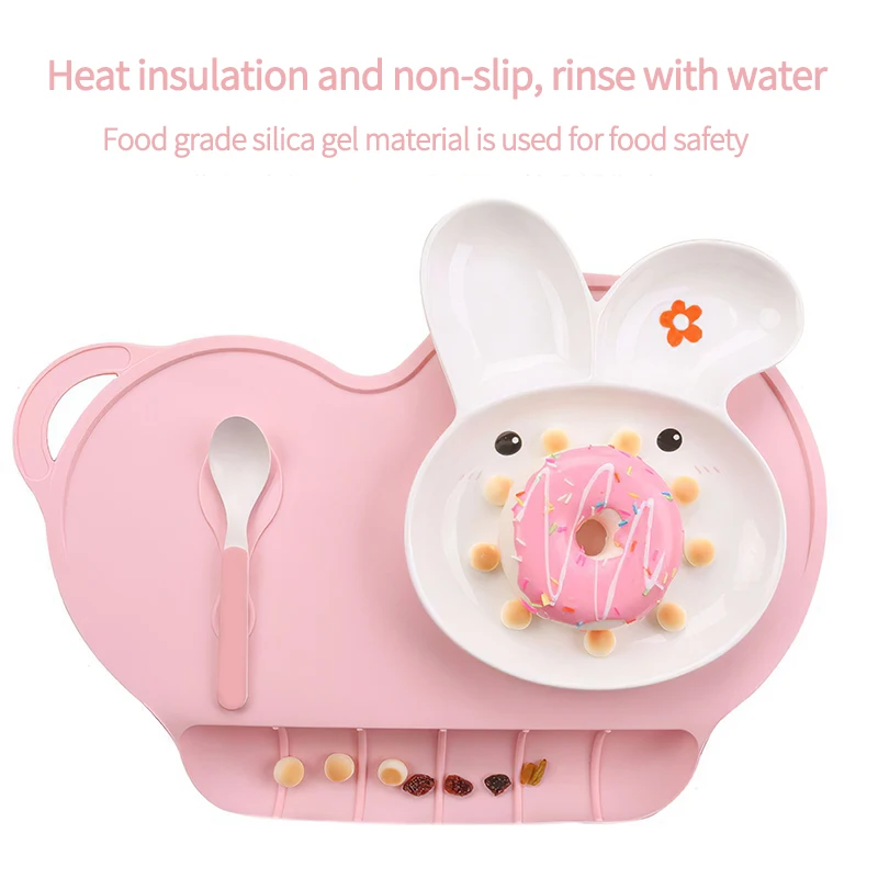Placemat Kids Plate Mat Food Grade Silicone Table Pad Waterproof Heat Insulation Kitchen Gadget Easy Cleaning Infant Eating Mats
Placemat Kids Plate Mat Food Grade Silicone Table Pad Waterproof Heat Insulation Kitchen Gadget Easy Cleaning Infant Eating Mats