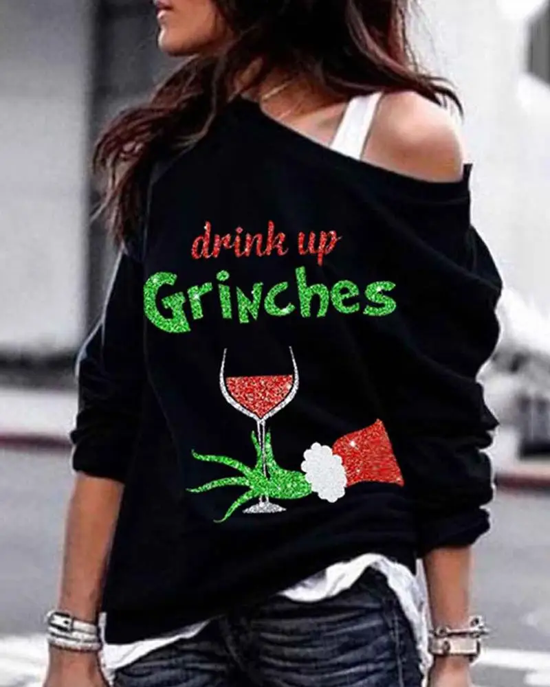 2020 Women Elegant Casual Christmas Sequins Letter Pattern Long Sleeve Sweatshirt
2020 Women Elegant Casual Christmas Sequins Letter Pattern Long Sleeve Sweatshirt