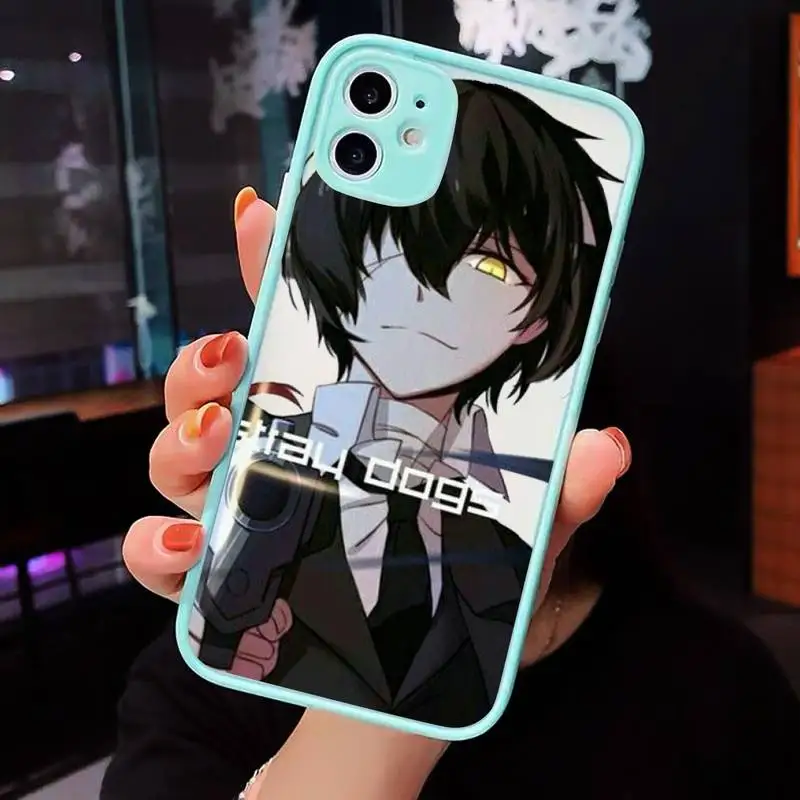 Anime Bungou Stray Dogs Phone Cases Matte transparent For blue iPhone 12 Mini 11 Pro XR XS Max 7 8 Plus X Back Cover
Anime Bungou Stray Dogs Phone Cases Matte transparent For blue iPhone 12 Mini 11 Pro XR XS Max 7 8 Plus X Back Cover
