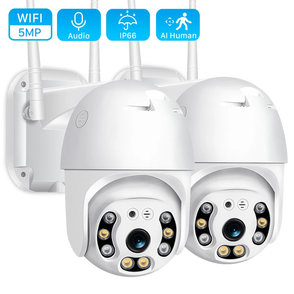 H.265 5MP Wifi IP Camera Outdoor 4X Zoom AI Human Detect 2MP PTZ Wifi Camera 1080P Cloud Two Way Audio CCTV Home Security Camera
H.265 5MP Wifi IP Camera Outdoor 4X Zoom AI Human Detect 2MP PTZ Wifi Camera 1080P Cloud Two Way Audio CCTV Home Security Camera