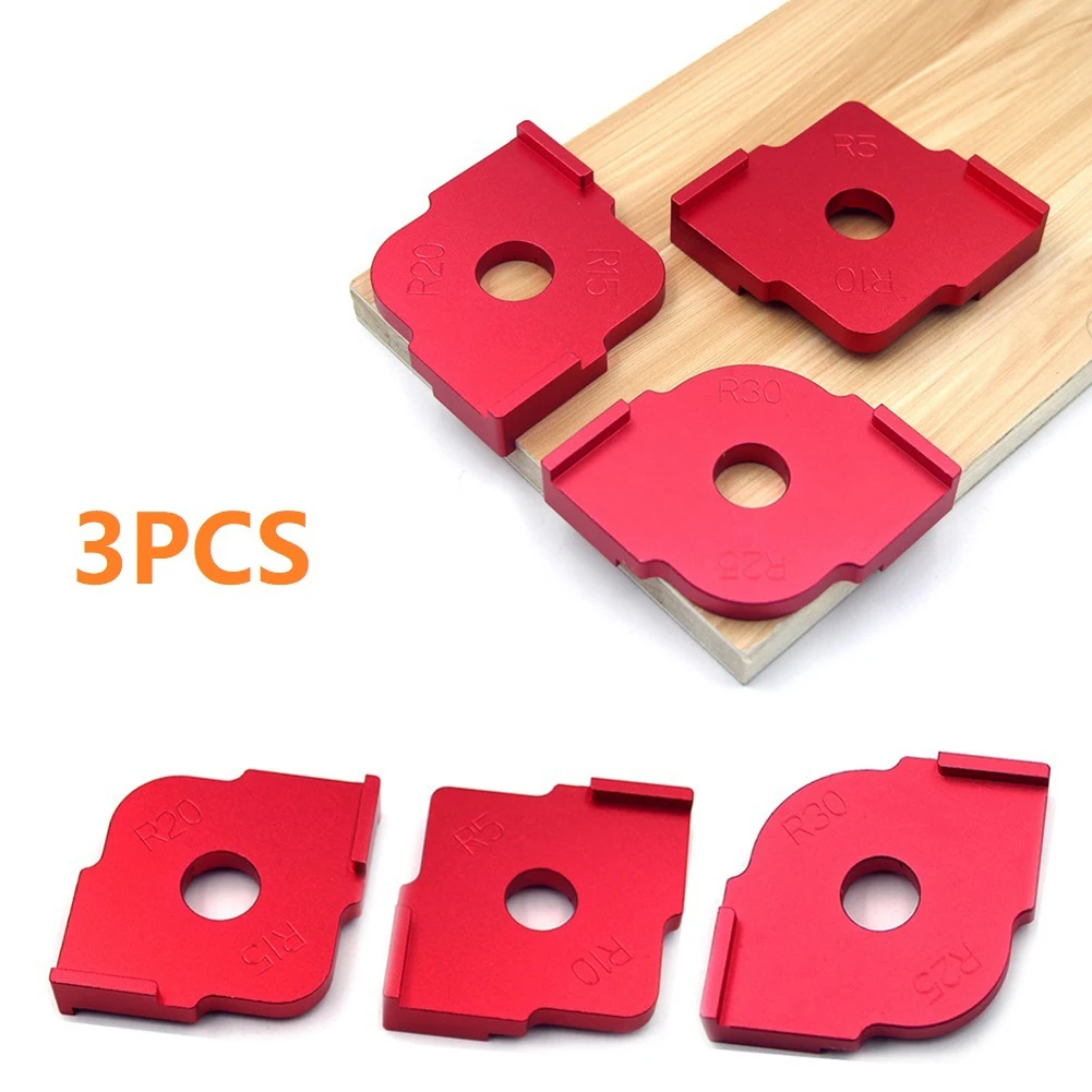 3pcs Radius Quick-Jig Router Table Bit Corner Templates Woodworking Engraving R5 R10 R15 R20 R25 R30 Template
3pcs Radius Quick-Jig Router Table Bit Corner Templates Woodworking Engraving R5 R10 R15 R20 R25 R30 Template