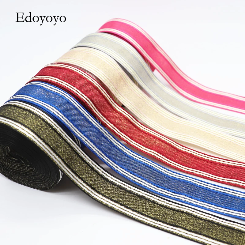 Полиэфирная лента для бантов, 10 ярдов, 25 мм/38 мм, золотая нить, аксессуары для рукоделия, M19070802 
Полиэфирная лента для бантов, 10 ярдов, 25 мм/38 мм, золотая нить, аксессуары для рукоделия, M19070802