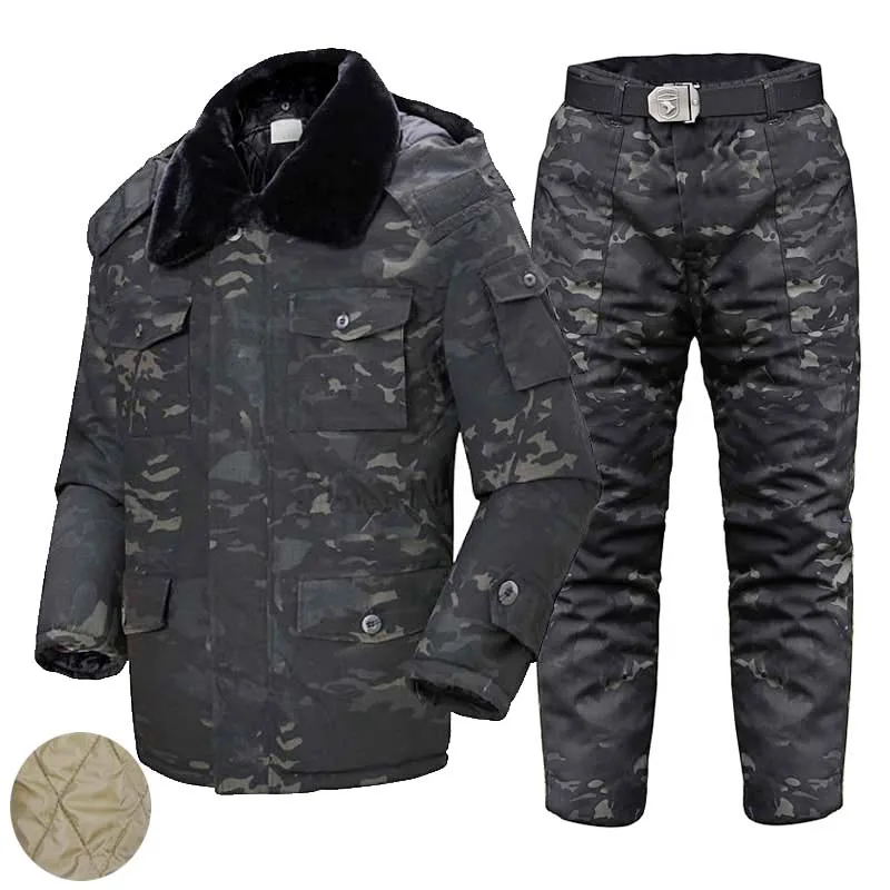 Men's Camouflage suits Jackets Winter Thick Warm Casual Slim Fur Collar Hooded Coats Windbreaker White Duck Down Parka Overcoat
Men's Camouflage suits Jackets Winter Thick Warm Casual Slim Fur Collar Hooded Coats Windbreaker White Duck Down Parka Overcoat