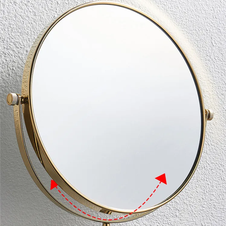 Золотые Зеркала для ванной SDSN складное зеркало 3x 5x увеличительное Золотое