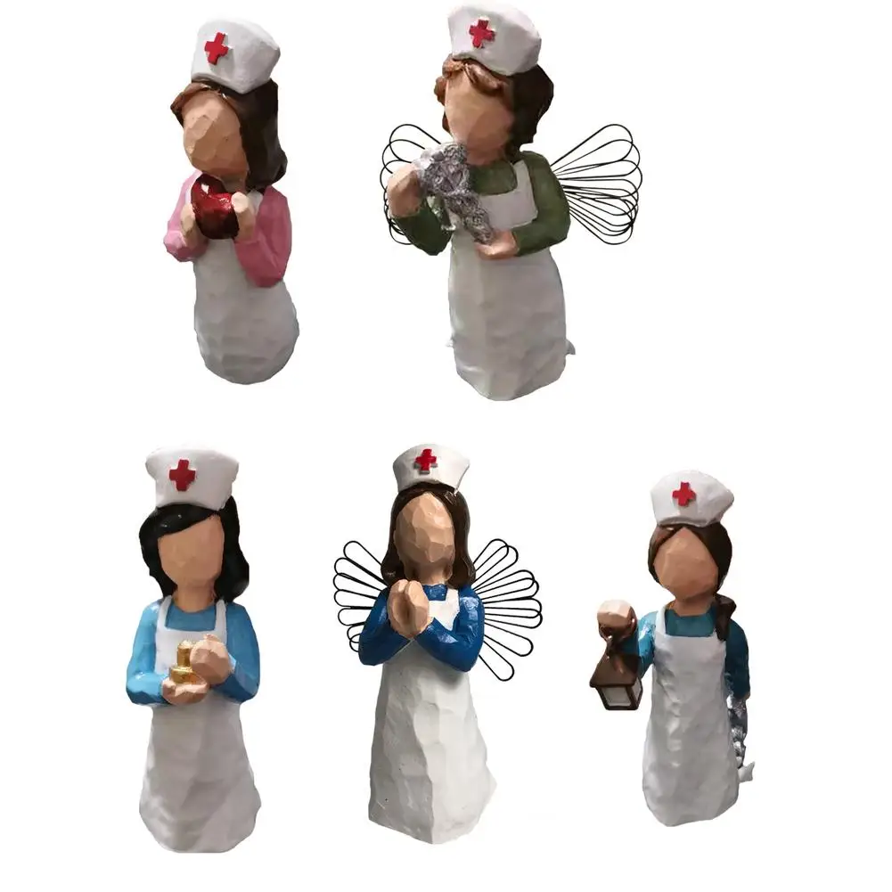 Nurse Angel Statue Resin Nurse Figurine Creative Statue Crafts Living Room Desktop Ornaments Home Office Decoration
Nurse Angel Statue Resin Nurse Figurine Creative Statue Crafts Living Room Desktop Ornaments Home Office Decoration