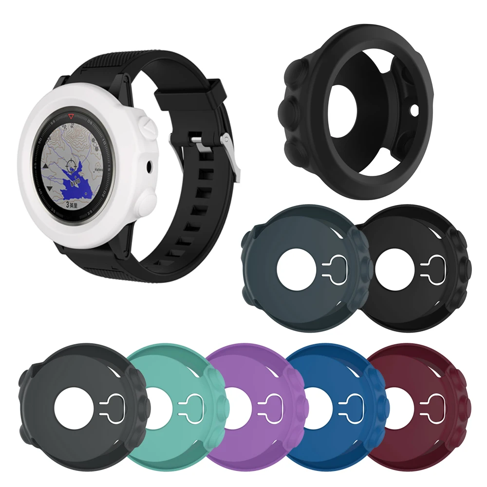 Силиконовый чехол для защиты от пыли Garmin Fenix 5X/5S силиконовая защитная рамка ЧЕХОЛ