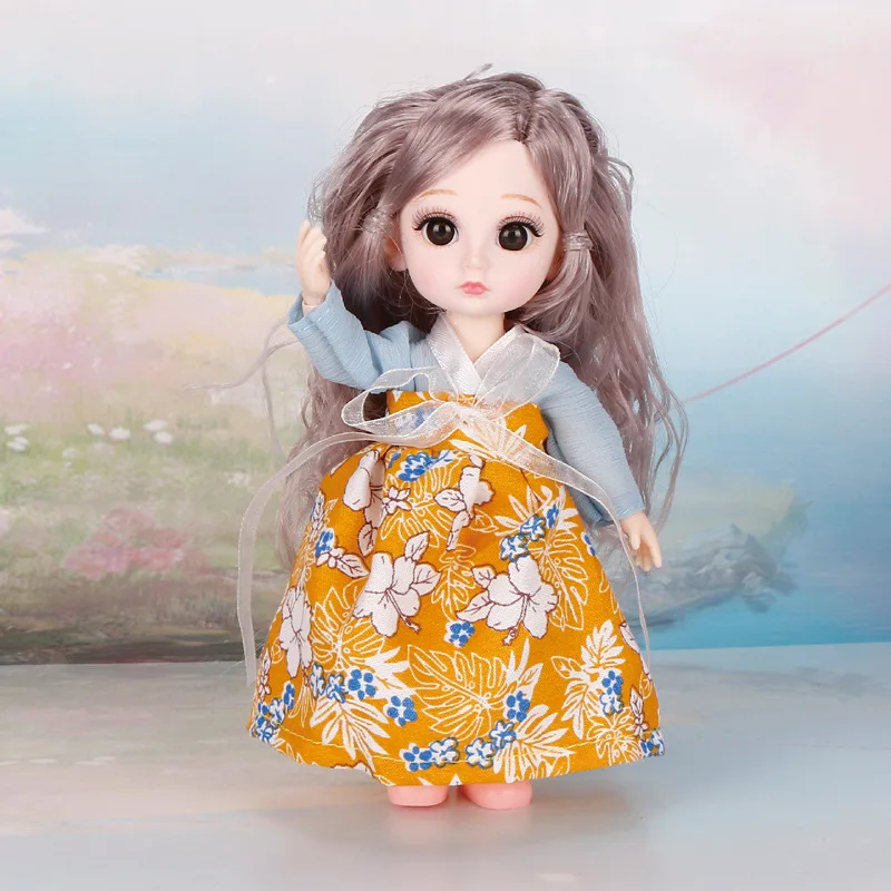 Кукла Hanfu, 16 см, шарнирная принцесса, передвижная, наряжается, игрушки для девочек, подарок для детей
Кукла Hanfu, 16 см, шарнирная принцесса, передвижная, наряжается, игрушки для девочек, подарок для детей
