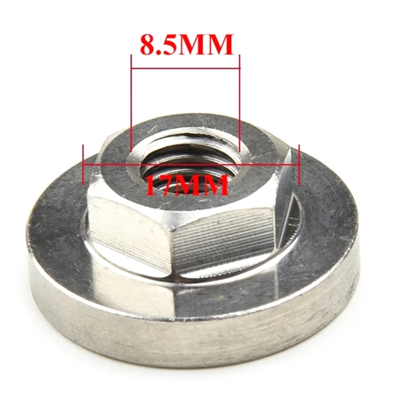2Pcs M14 Thread Replacement Angle Grinder Inner Outer Flange Nut Set Tools For 14mm Spindle Thread Power Tool Griders Steel Lock
2Pcs M14 Thread Replacement Angle Grinder Inner Outer Flange Nut Set Tools For 14mm Spindle Thread Power Tool Griders Steel Lock