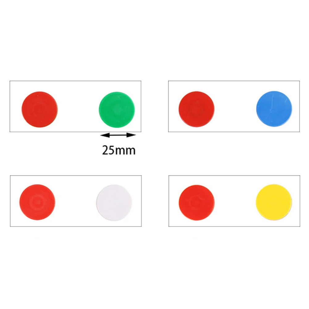 50 шт. двойные цветные круглые чипы|Юный математик| |