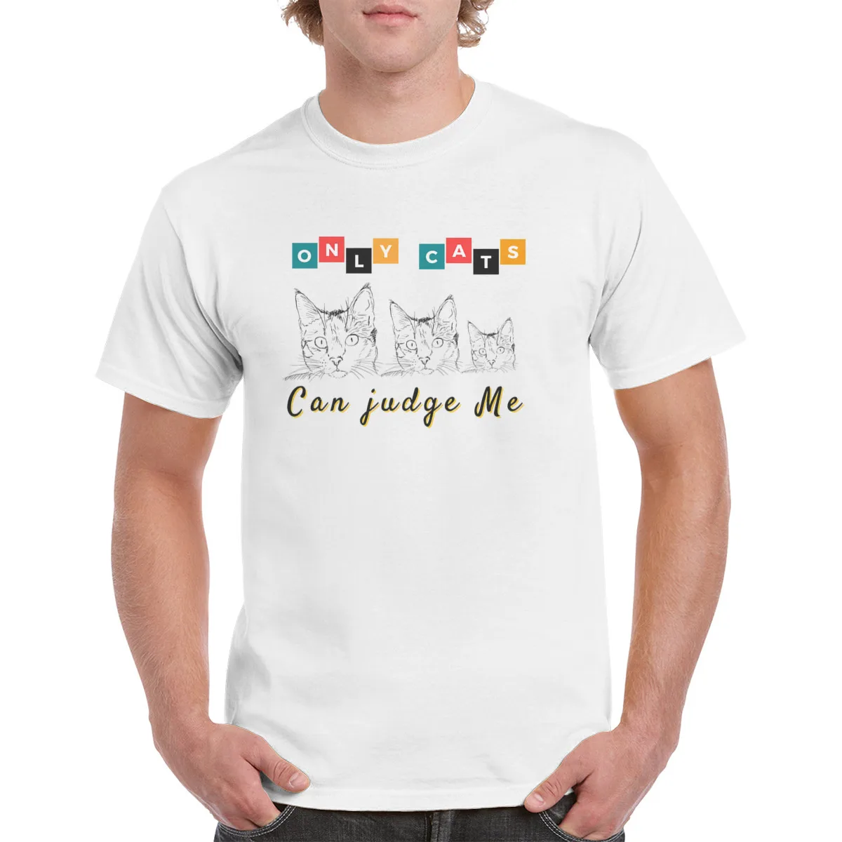 100% Cotton Only Cats Can Judge Me Tops T-Shirt Unisex Harajuku Oversized t shirt Cartoon Three Cats Graphics Multicolor
100% Cotton Only Cats Can Judge Me Tops T-Shirt Unisex Harajuku Oversized t shirt Cartoon Three Cats Graphics Multicolor