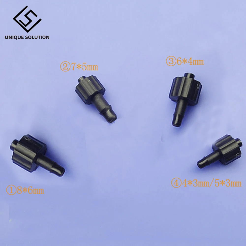 

20pcs Ink tube connector ink pipe hose connect for solvent uv inkjet printer mimaki roland mutoh galaxy gongzheng allwin xuli