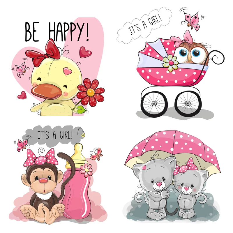 DIY stickers cute cat patches iron for clothes washable Heat Transfer printing easy home t-shirt decoration
DIY stickers cute cat patches iron for clothes washable Heat Transfer printing easy home t-shirt decoration