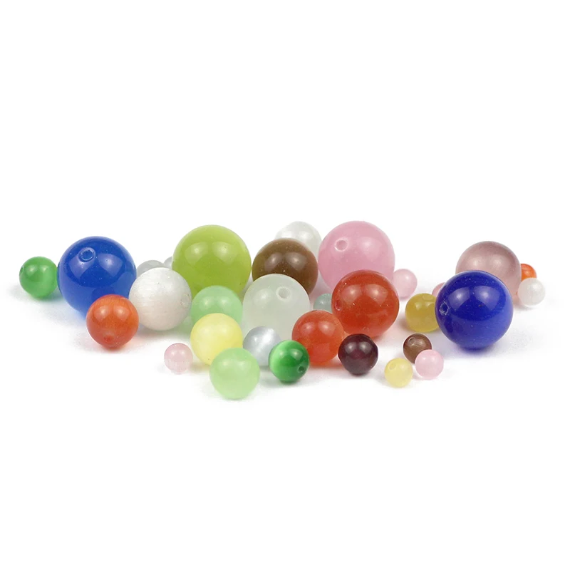 Round Mixed Colors Cat's Eye Stone Natural opal Spacer glass 4/6/8/10/12MM Loose beads for Jewelry bracelets making DIY
Round Mixed Colors Cat's Eye Stone Natural opal Spacer glass 4/6/8/10/12MM Loose beads for Jewelry bracelets making DIY