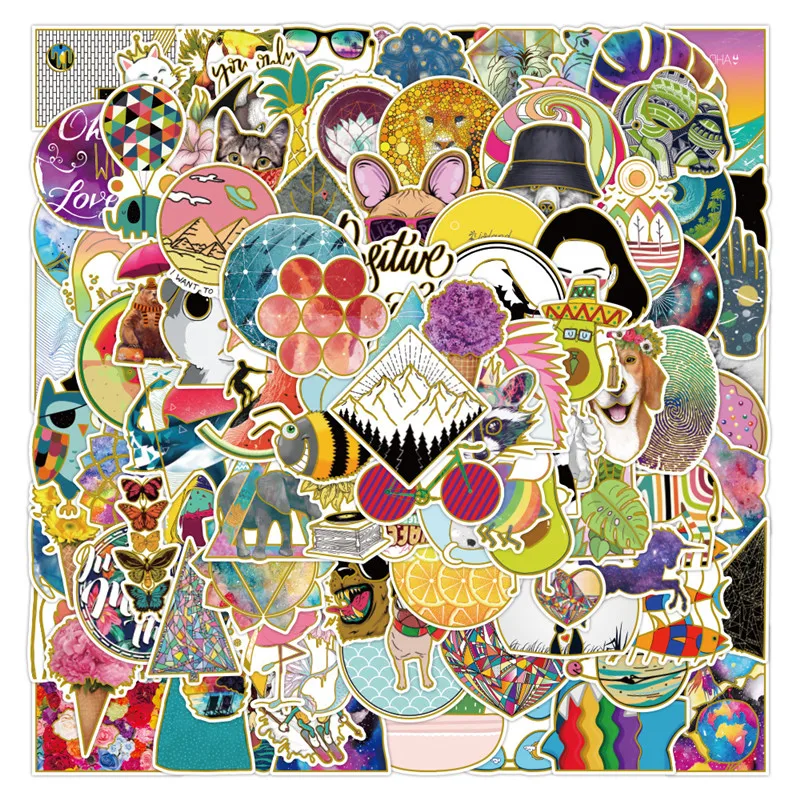 10/30/50pcsTransparent Bronzing Small Fresh Series Cartoon Graffiti Stickers Laptop Fridge Water Cup Luggage Car Sticker Decals
10/30/50pcsTransparent Bronzing Small Fresh Series Cartoon Graffiti Stickers Laptop Fridge Water Cup Luggage Car Sticker Decals