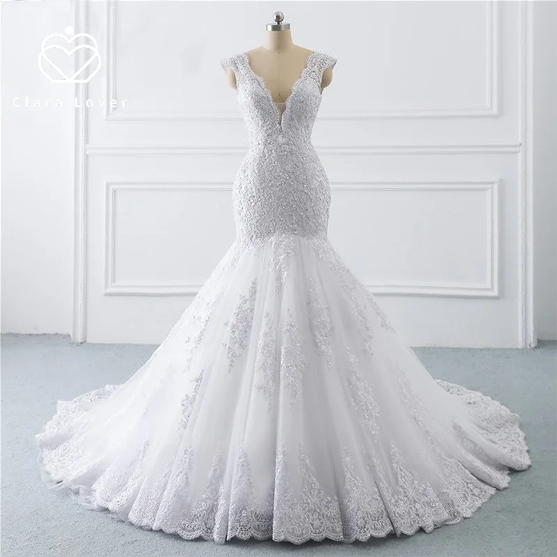 Fishtail light mermaid beach wedding dress 2021 new autumn sexy tailing luxury Sen series slim bride dresses French style real
Fishtail light mermaid beach wedding dress 2021 new autumn sexy tailing luxury Sen series slim bride dresses French style real