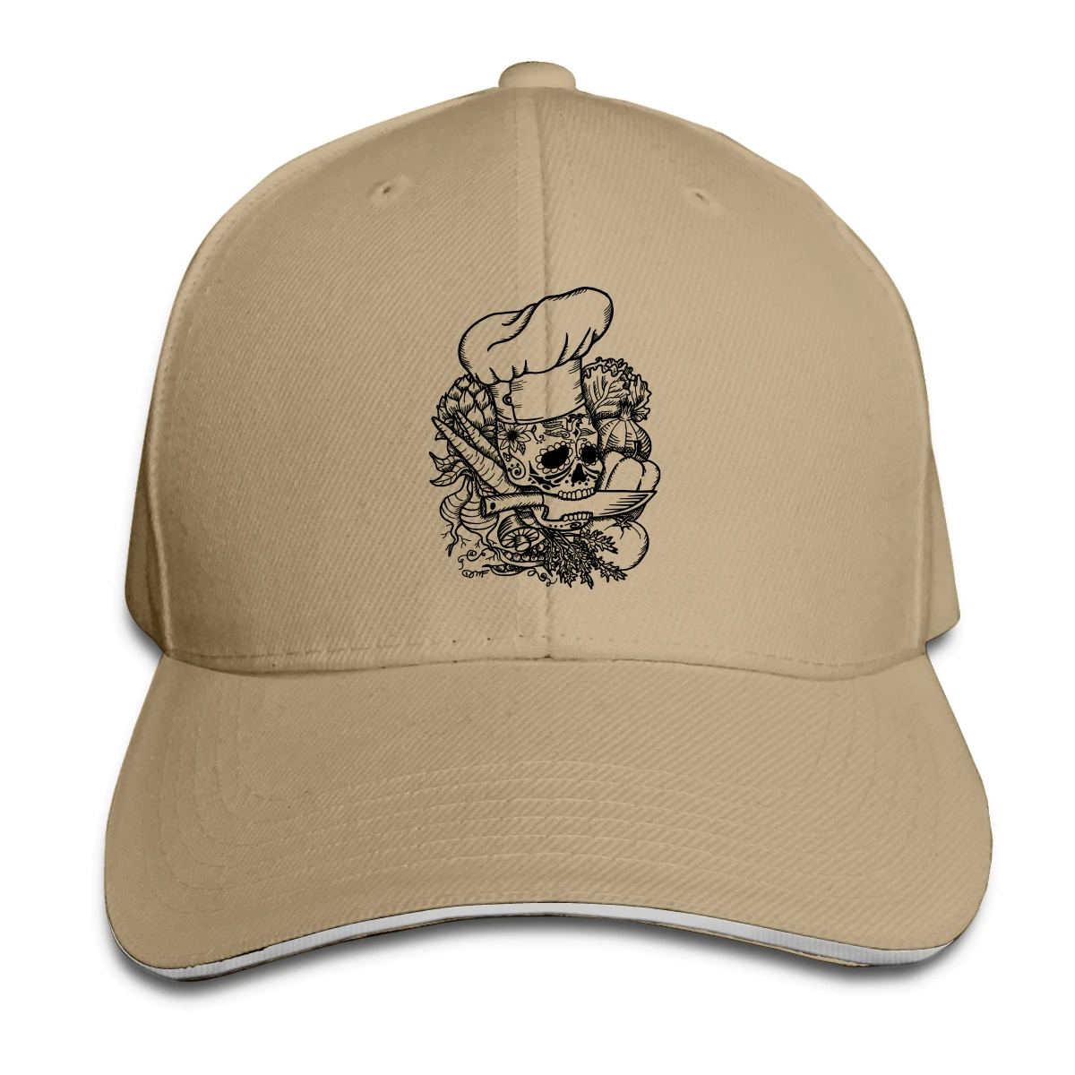 Skull-Chef Cooking Skull mens womens Fashionable breathable Hip hop caps
Skull-Chef Cooking Skull mens womens Fashionable breathable Hip hop caps