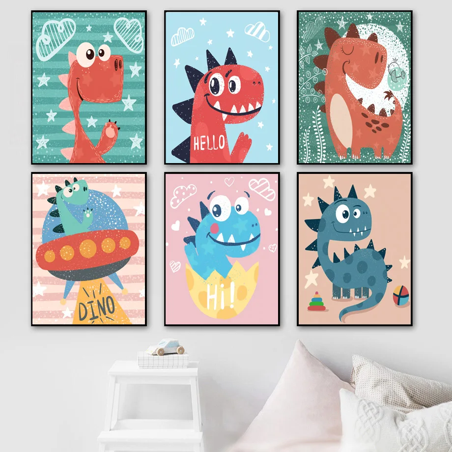 Dinosaur Kids Baby Room Decor Animals Wall Art Canvas Painting Nursery Nordic Poster Wall Pictures For Living Room Unframed
Dinosaur Kids Baby Room Decor Animals Wall Art Canvas Painting Nursery Nordic Poster Wall Pictures For Living Room Unframed