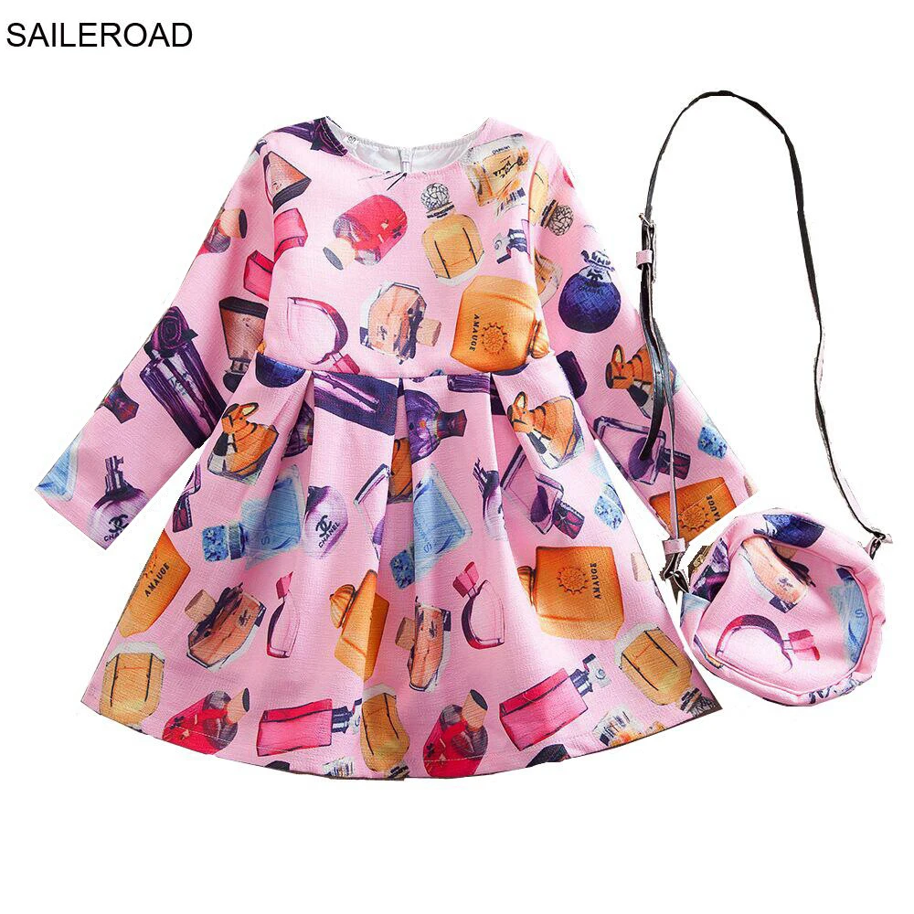 SAILEROAD Christmas Children's Clothing Long Sleeves Dresses with Bags Outfit Baby Girl Princess Cotton Autumn Kids Clothes
SAILEROAD Christmas Children's Clothing Long Sleeves Dresses with Bags Outfit Baby Girl Princess Cotton Autumn Kids Clothes