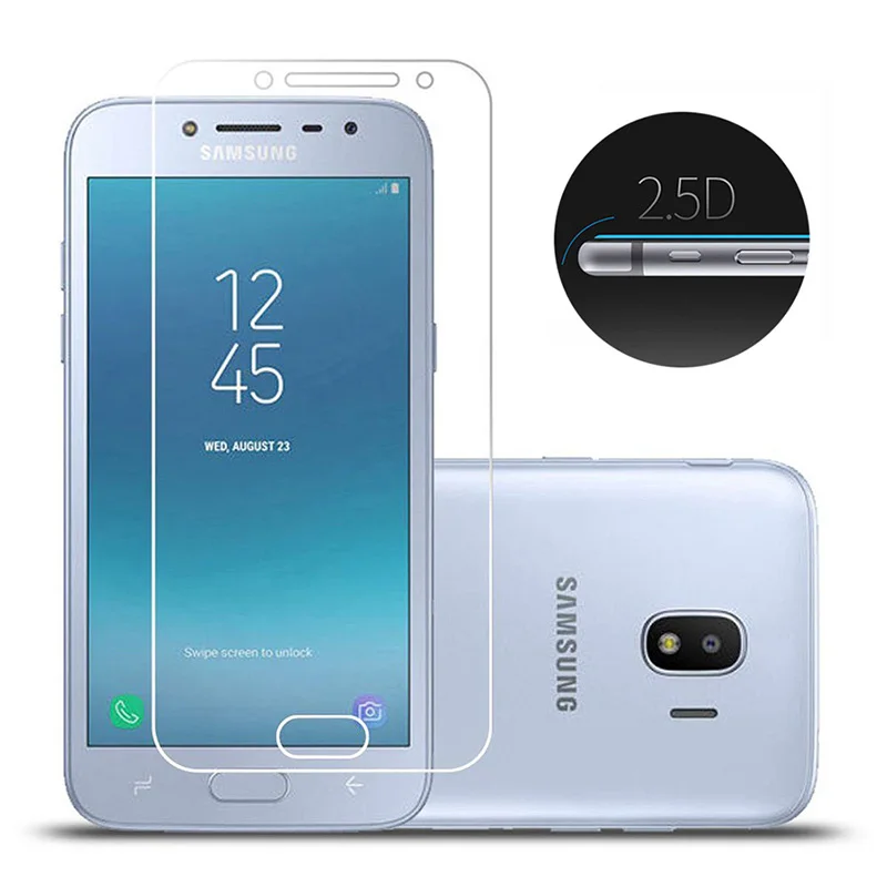 Фото Закаленное стекло 9H 2.5D HD для Samsung Galaxy J1 J2 J3 J5 J7 Prime 2016 2017 защитная пленка экрана