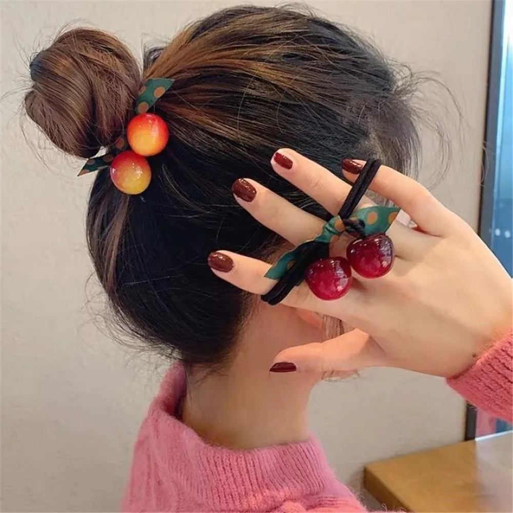 Women Hair Ties Elastic Rubber Bands Bow Girl Acrylic Cherry Flower Bear Bow Knot Korean Head Accessories Scrunchies Wholesale
Women Hair Ties Elastic Rubber Bands Bow Girl Acrylic Cherry Flower Bear Bow Knot Korean Head Accessories Scrunchies Wholesale