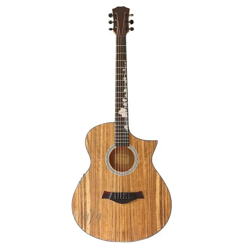 Electric acoustic guitar 6 string 40 inch acoustic guitar with mic beat board function flower inlay fingerboard folk guitar
Electric acoustic guitar 6 string 40 inch acoustic guitar with mic beat board function flower inlay fingerboard folk guitar