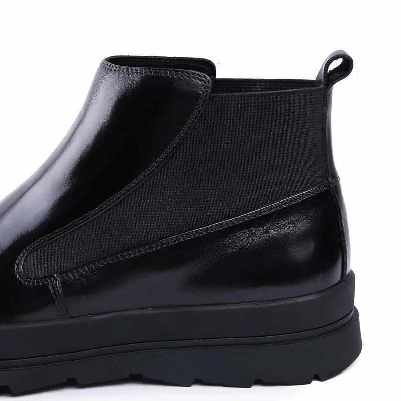 Chelsea Boots Men Slip On Pointed Toe Ankle Boots Fashion Male Casual Shoes High Top Winter Boots For Man B111
Chelsea Boots Men Slip On Pointed Toe Ankle Boots Fashion Male Casual Shoes High Top Winter Boots For Man B111