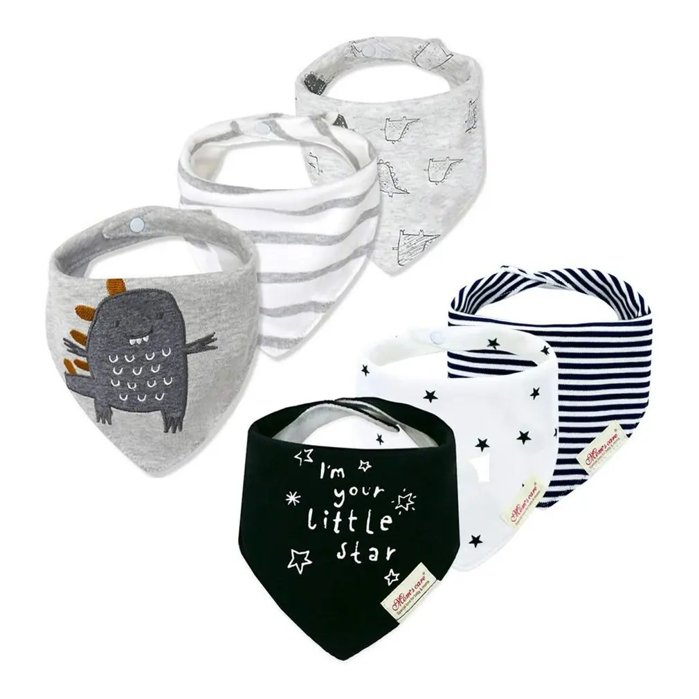 6pcs Per Lot Baby Bibs Bandana Set Cotton Multi-Style Triangle Cartoon Babadores Para Bebe Infant Boys Girls Saliva Towel Apron
6pcs Per Lot Baby Bibs Bandana Set Cotton Multi-Style Triangle Cartoon Babadores Para Bebe Infant Boys Girls Saliva Towel Apron