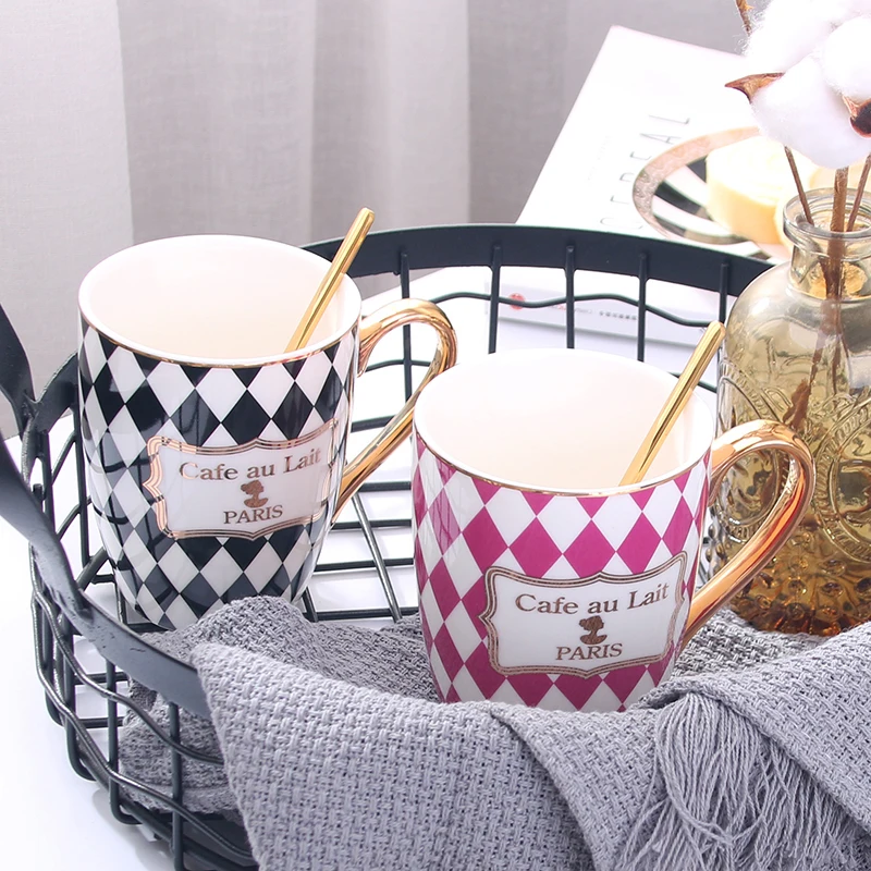 Phnom Penh Nordic coffee cup household breakfast cup simple tea cup with spoon water cup ceramic cup for girls Korean creativity
Phnom Penh Nordic coffee cup household breakfast cup simple tea cup with spoon water cup ceramic cup for girls Korean creativity