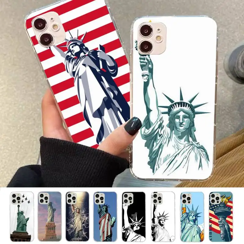 The statue of liberty Phone Case for iPhone 11 12 13 mini pro XS MAX 8 7 6 6S Plus X 5S SE 2020 XR case
The statue of liberty Phone Case for iPhone 11 12 13 mini pro XS MAX 8 7 6 6S Plus X 5S SE 2020 XR case
