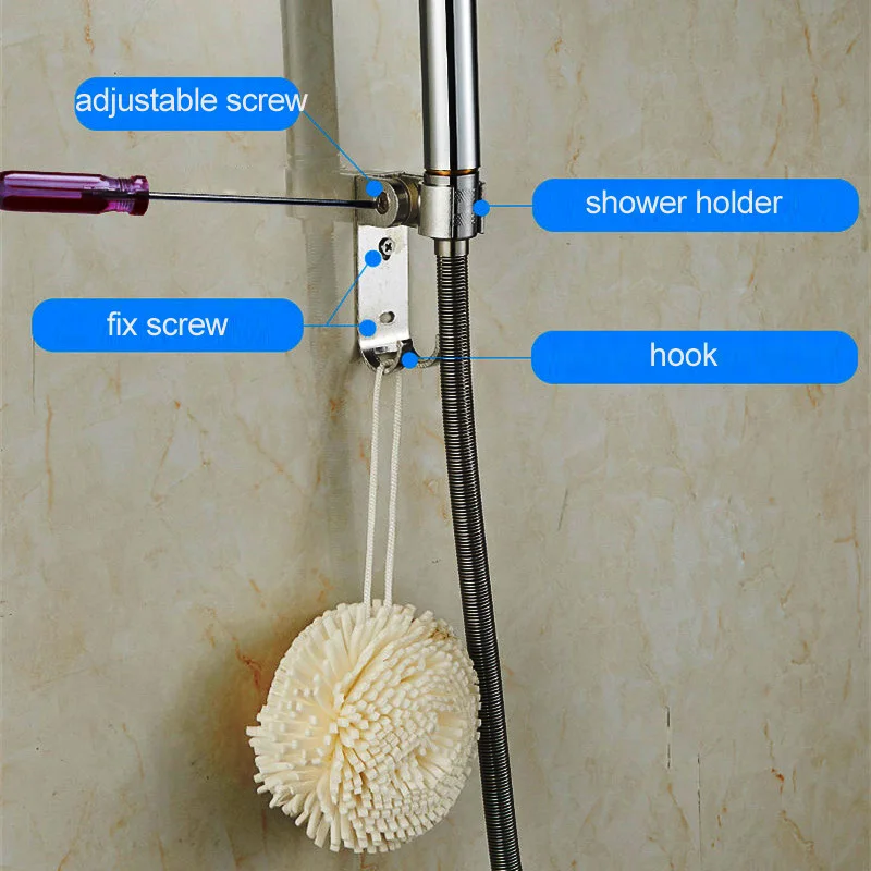 Aluminum Alloy Shower Hanger Support Douche Soporte Ducha Colgador Bath Accessories Showerhead Holders Shower Mounting Brackets
Aluminum Alloy Shower Hanger Support Douche Soporte Ducha Colgador Bath Accessories Showerhead Holders Shower Mounting Brackets