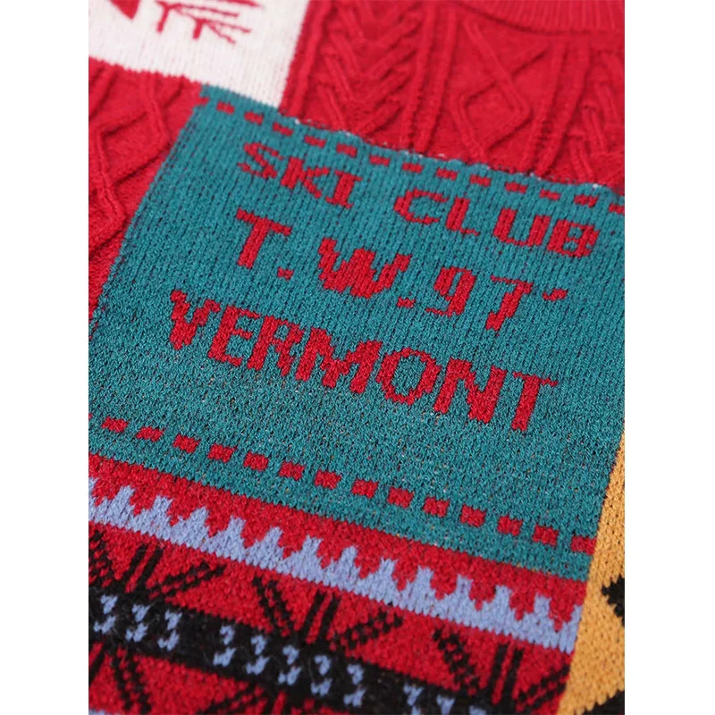 2020 New Autumn Women Knitted Sweater Print Christmas O-Neck Long Sleeves Pullover Sweater Female Vintage Casual Women Clothes
2020 New Autumn Women Knitted Sweater Print Christmas O-Neck Long Sleeves Pullover Sweater Female Vintage Casual Women Clothes