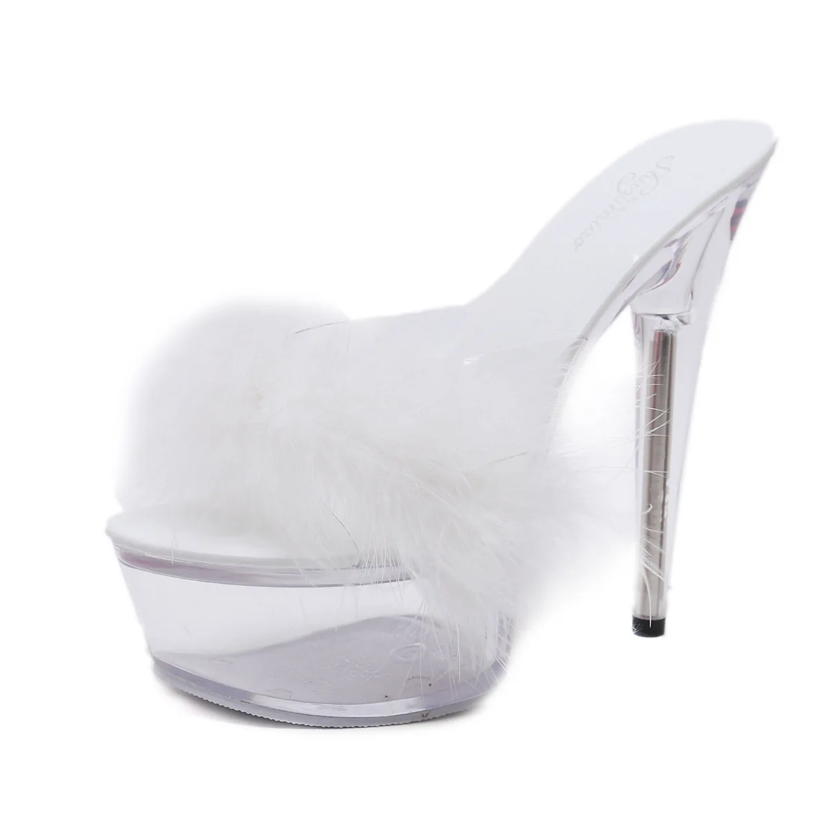 sexy super high heels 15cm thin heel waterproof platform slippers transparent crystal shoes wedding shoes banquet high
sexy super high heels 15cm thin heel waterproof platform slippers transparent crystal shoes wedding shoes banquet high