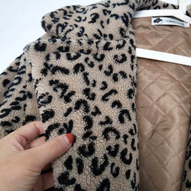 Luxury Fashion Leopard Long Teddy Bear Jackets Coats Women 2020 Winter Thick Warm Outerwear Brand Fashion Faux Fur Coat Female
Luxury Fashion Leopard Long Teddy Bear Jackets Coats Women 2020 Winter Thick Warm Outerwear Brand Fashion Faux Fur Coat Female